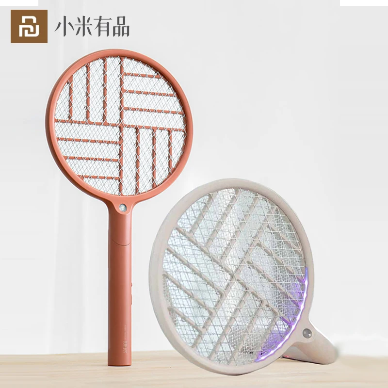 

Electric Fly Mosquito Swatter Mosquito Killer LED Foldable Handheld USB Charge Electric Insect Zapper Killer From Xiaomi Youpin