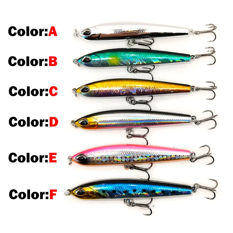 OUTKIT Neue Sinking Bleistift Köder Süßwasser Tauchen Künstliche Zitternde Gefälschte Köder Für Forelle Hecht Barsch Tackle Creek Wobbler – Detail 9