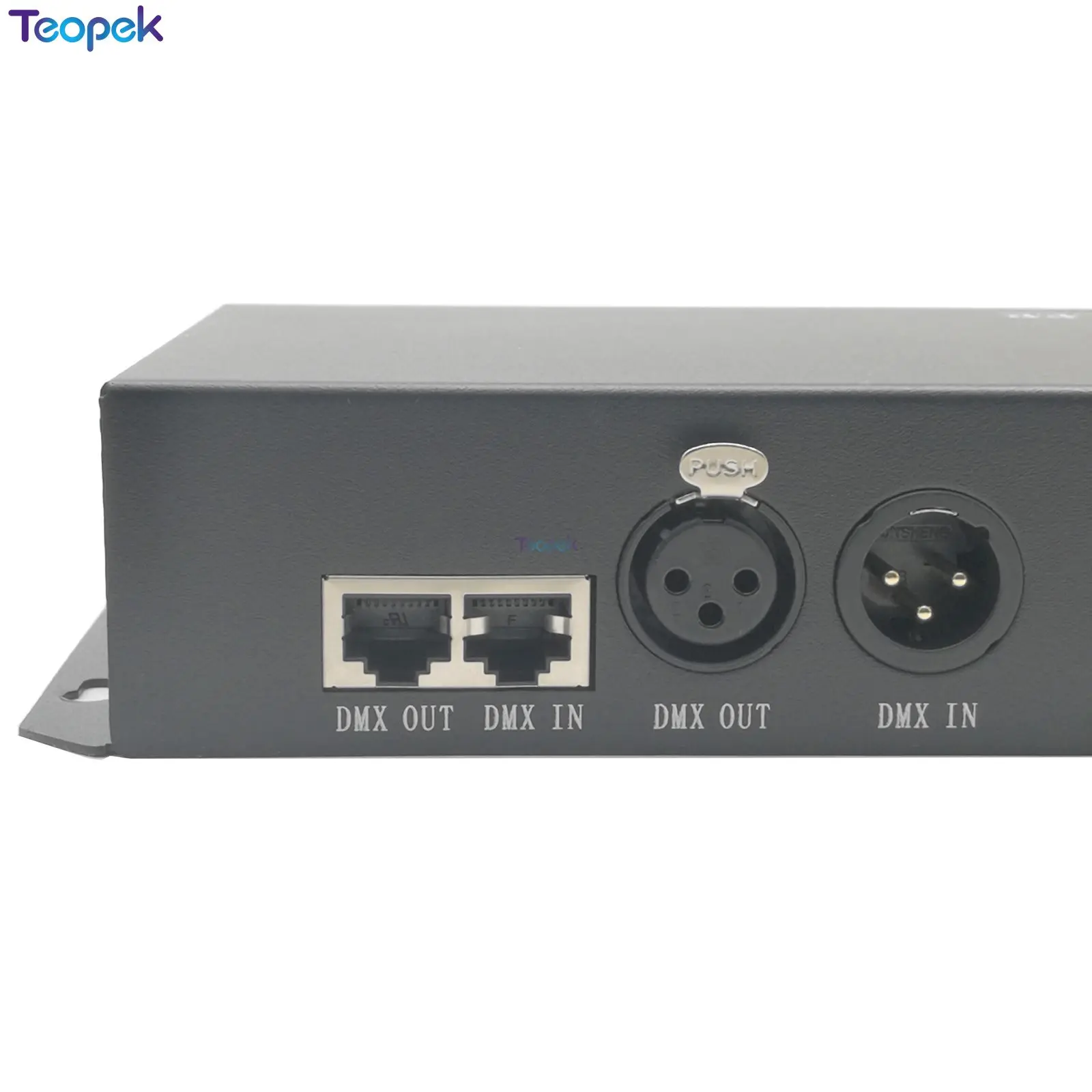H801TC светодиодный контроллер PC или SD карты режим, Поддержка artnet протокол и DMX512 консоль, привод Макс 170000 пикселей, 2 порта RJ45