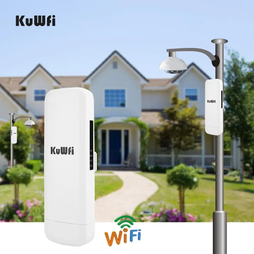 2KM Long Range Outdoor CPE WIFI Router 300Mbps Wireless AP