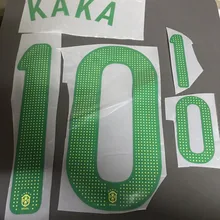 Brasil Nameset на заказ#10 KAKA Nameset Настроить любое имя номер футбольная нашивка значок