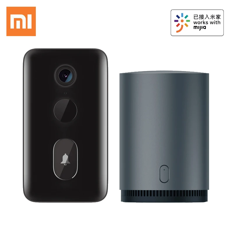 Умный Видеозвонок Xiaomi 2 Pro 2K Ultra HD устройство с инфракрасным ночным видением