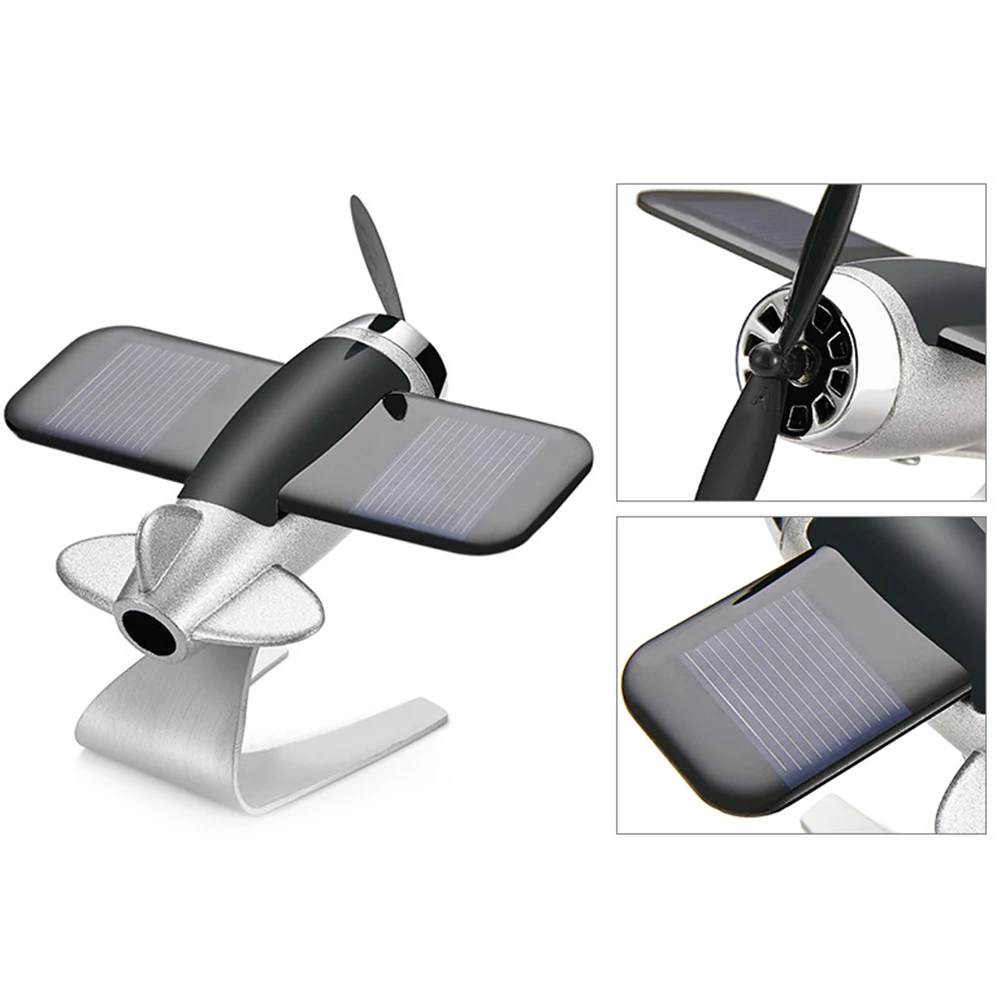 Стилизация автомобиля солнечной энергии Вращающийся авиационный самолет украшение приборной панели автомобиля интерьерные аксессуары бутик горячий
