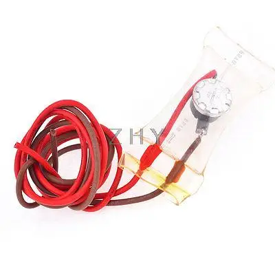 

AC 230V 3A 2 Wired Lead -7C Refrigerator Defrost Thermostat Switch