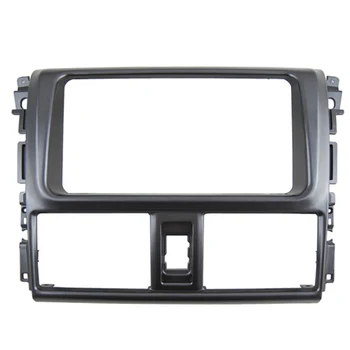 

202x102mm 2DIN Car dash Radio Fascia for Toyota YarisL 2014 Auto CD Trim Panel Plate Fascia Frame In Dash Mount Kit