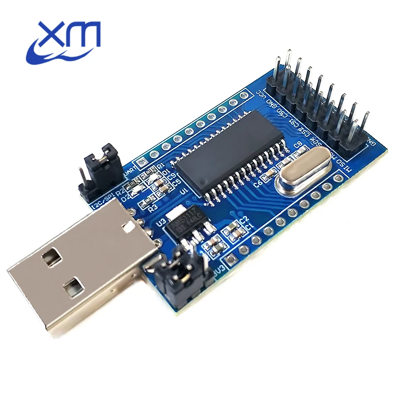 CH341A Programmer USB to UART IIC SPI I2C Convertor Parallel Port Converter Onboard Operating Indicator Lamp Board Module