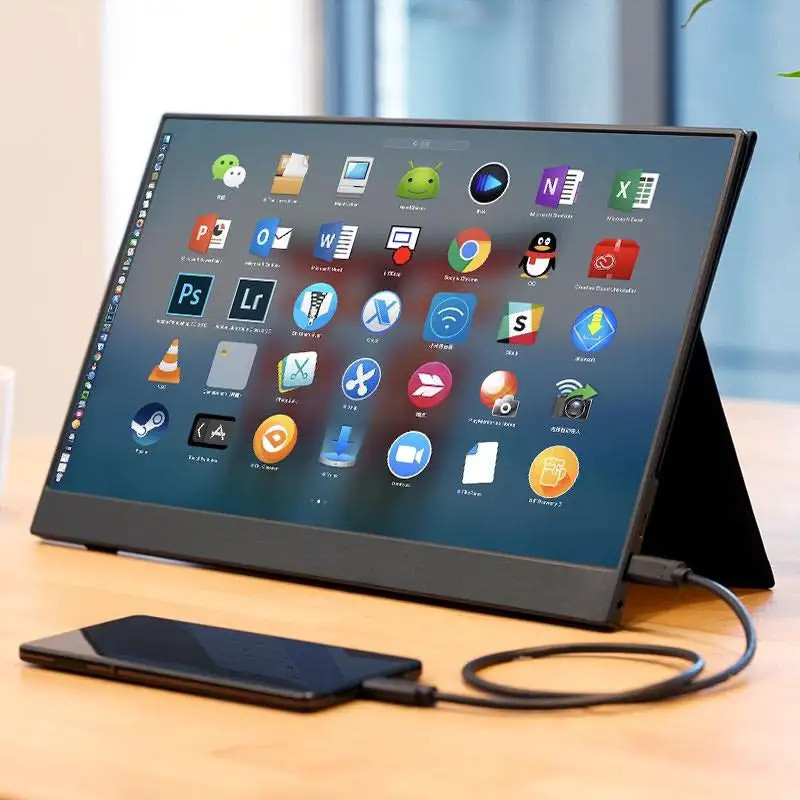 Cheap Gift Touch 15.6 Inch 4k Portable 