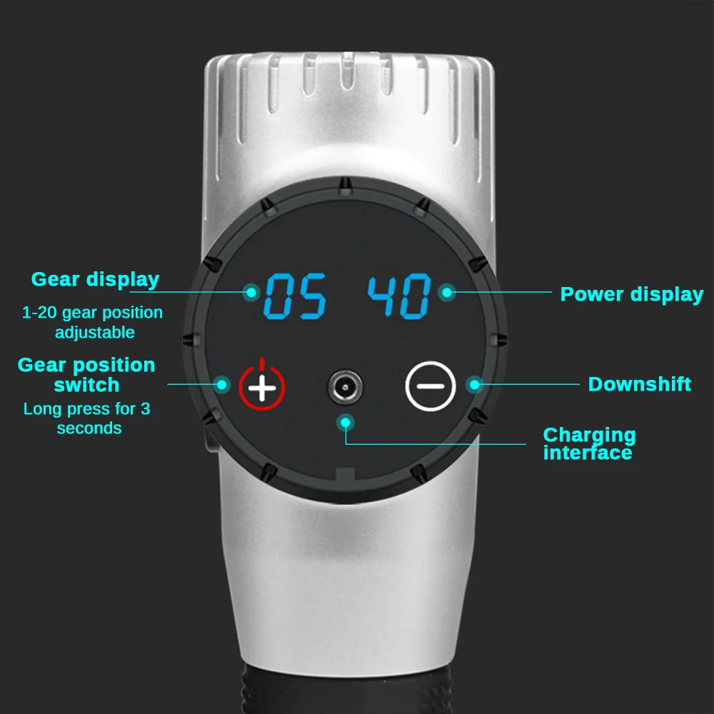 Touch screen Massage Gun Muscle Massager Pain Management after Training Exercising Body Relaxation Slimming Shaping Pain Relief Touch screen Massage Gun Muscle Massager Pain Management after Training Exercising Body Relaxation Slimming Shaping Pain Relief