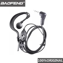 Baofeng BF T1 auriculares con micrófono, dispositivo de audio con Radio bidireccional, walkie talkie, BF 9100, PTT, Woki, Toki, 100% Original