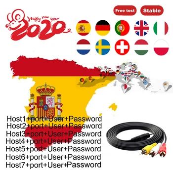 

2020 hot DVB-S2 Receptor Cccam cline for 1 year Spain Oscam cline GT media V8 Nova Satellite TV Receiver germany Europe channels