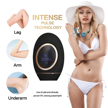 

Permanent Hair Remover 500000 Flashes IPL Epilator Laser Painless Body Professional Hair Removal Machine Electric depiladora