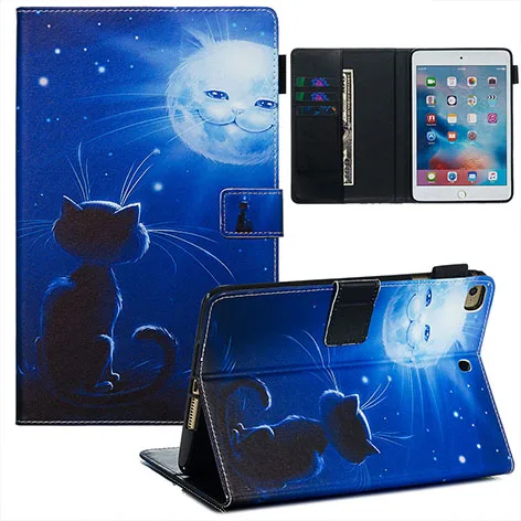 Магнитный умный чехол для ipad mini 4 ipad mini 5 подставка для планшета для ipad mini 1/2/3 7,9 дюймов Чехол+ пленка+ ручка - Цвет: YB-A14