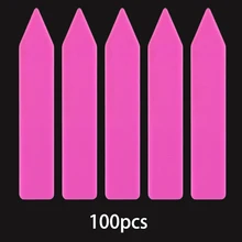 100pcs רב צבע צמח תוויות בקלות לכתוב תגים עסיסי פרחי ירקות בונסאי שתיל גינה בחצר האחורית סמנים(China)