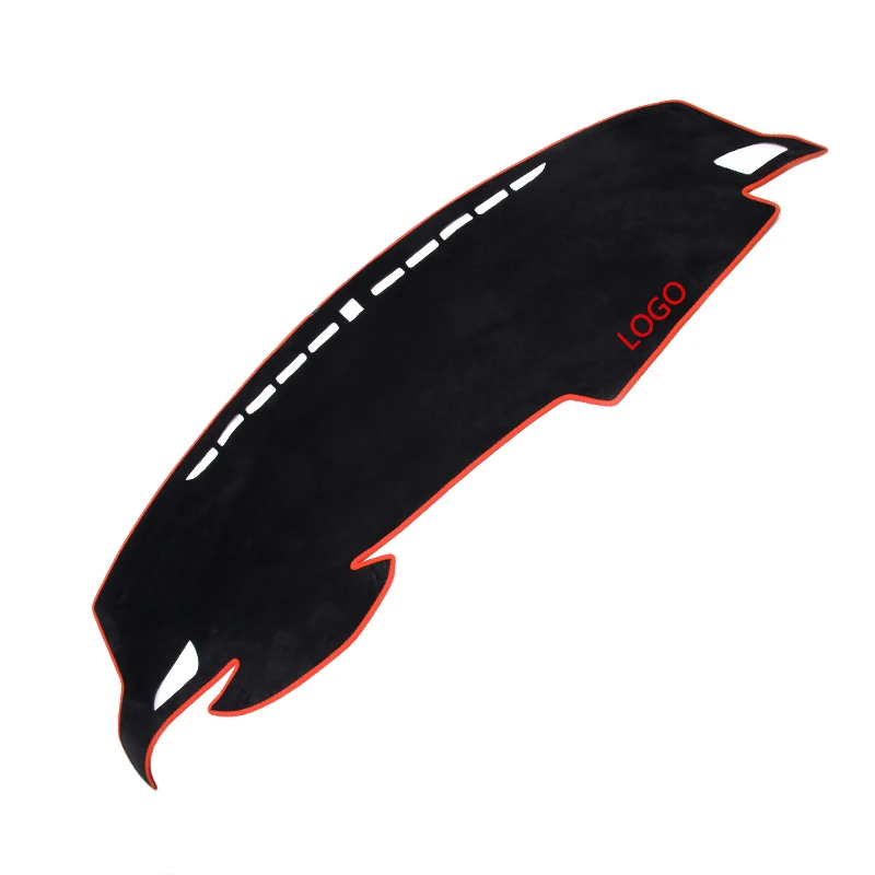 Light pad For Honda Ten generation Civic special instrument panel pad center console floral pattern sunscreen pad modification - Название цвета: B-front-red edge