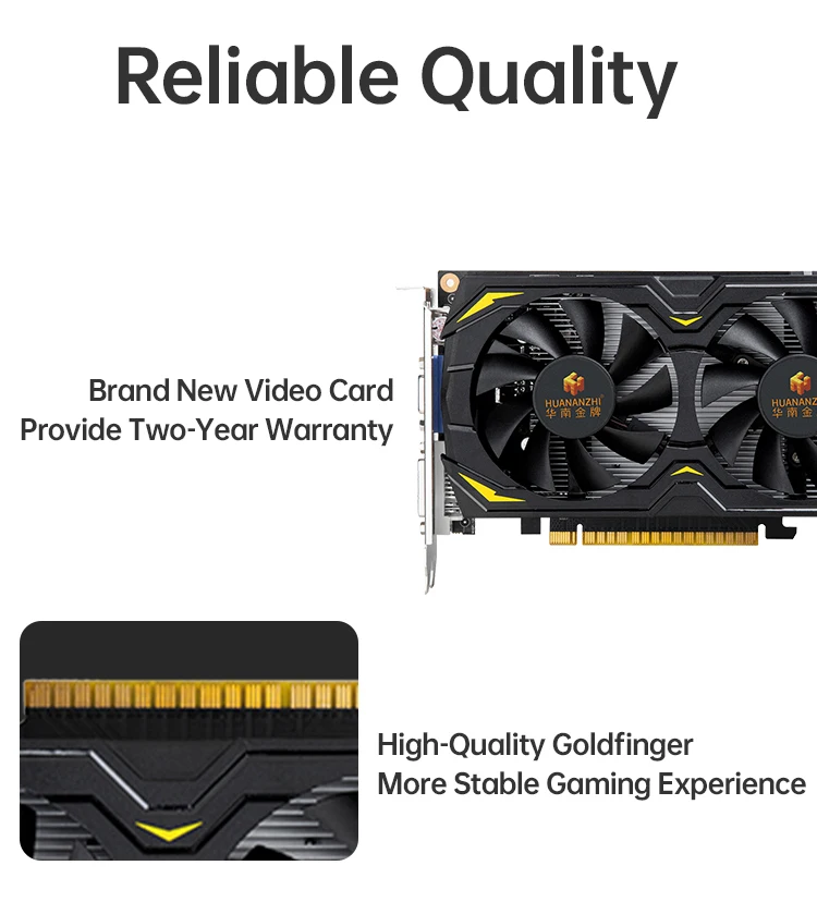 best graphics card for pc HUANANZHI RX560 4G\GTX 750TI 4GB\GTX 960 4G\650 2G Brand New Original Graphics Cards GPU 128Bit GDDR5 RX550 560 Video card Chip latest graphics card for pc