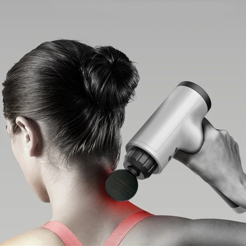 

Massage Fascia Gun Muscle Massage Gun Vibrating Deep Therapy Fitness Exercise Back Neck Muscle Pain Relief Electric Massager