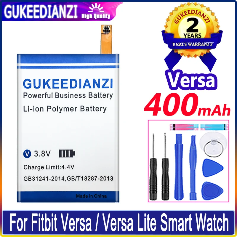Аккумулятор GUKEEDIANZI 400mAh Versa для умных часов Fitbit / Lite | Мобильные телефоны и