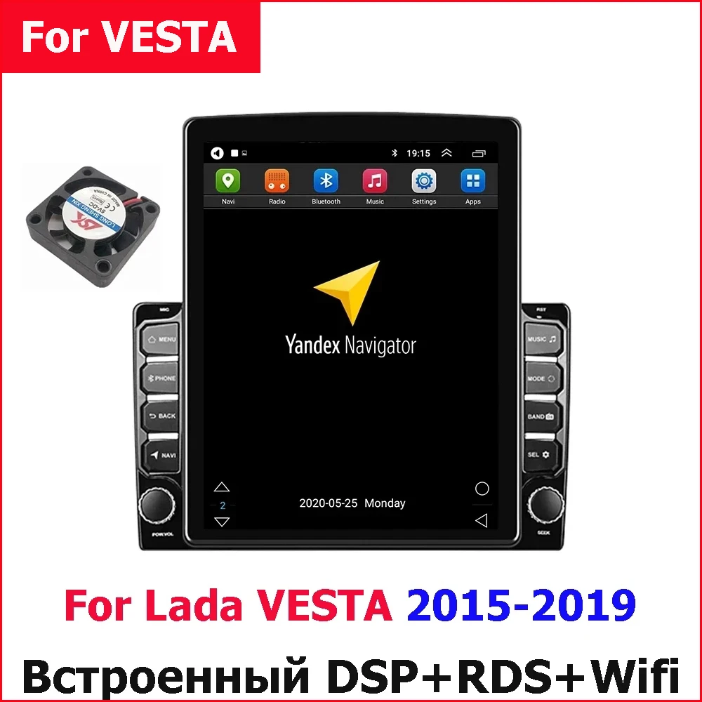Автомобильный мультимедийный плеер 2 Din Android 9 Dvd Gps Yandex Navitel Авторадио навигация Wi Fi
