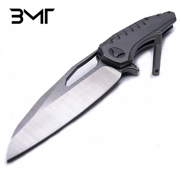 

BMT Sigil Folding Knife D2 Blade All Steel Handle Flipper Hunting Camping Survival Knives Outdoor Tactical Knife Pocket EDC Tool