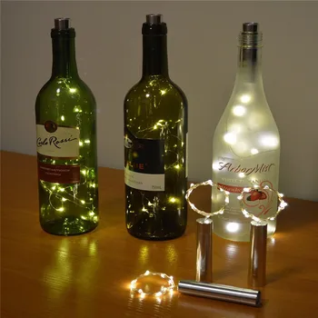 

Battery Powered Warm white Lights LED Bottle Cork String Lights for Bistro Wine Starry Bar Party Valentines Wedding Fairy Decor