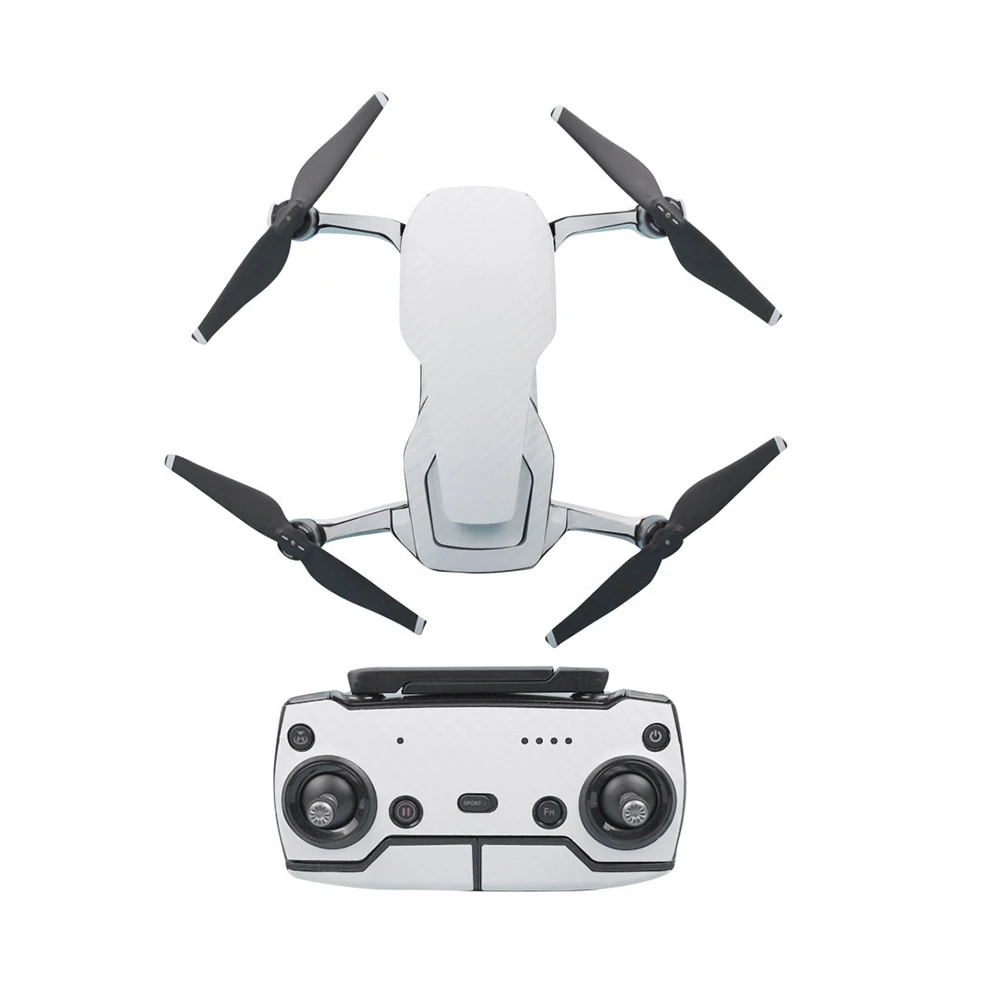 Waterproof PVC Carbon Grain Graphic Stickers Full Set Skin for DJI MAVIC AIR