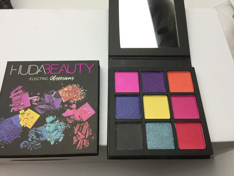 Новая палитра Hudas beauty Ruby Obsessions Палетка матовых теней Shimmer Nude Макияж Блеск тени для смоки айс порошок - Цвет: ELECTRIC