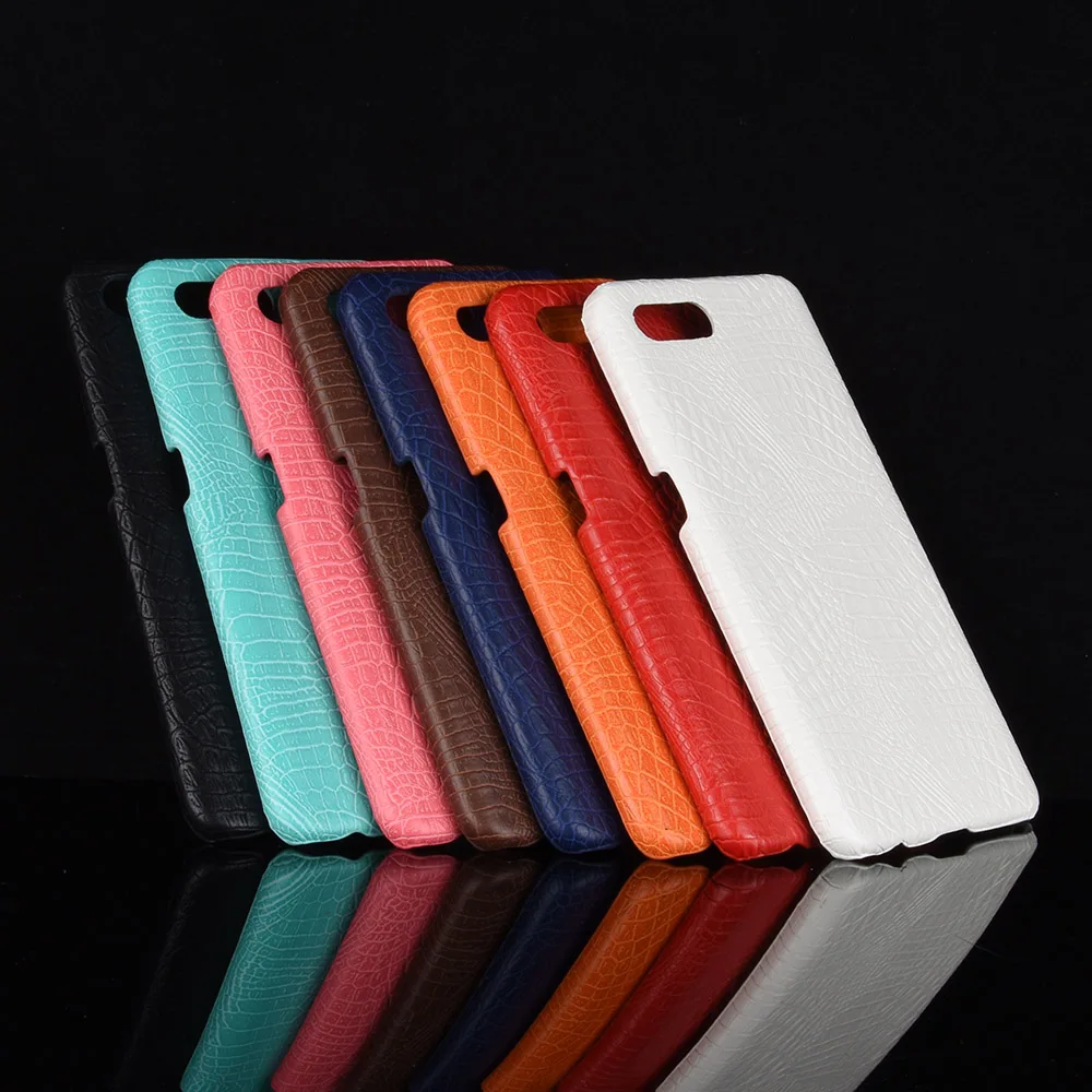 

New For Oppo K1 Case OPPOK1 6.4inch Retro PU Leather Crocodile Skin Hard Protective Bag Cover For Oppo K1 Phone Fitted Case
