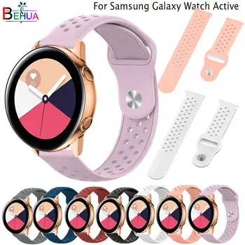 

20MM Silicone Original sport watch band For Galaxy watch active smartwatch Replacement Watchstrap For Huami Amazfit GTR 42mm/GTS