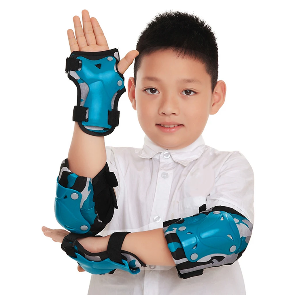 Kids Child Skating Scooter Protective Gear Knee Elbow Hand Pads Set Elbow & Knee Pads Sports Safety for Outdoor Sports 