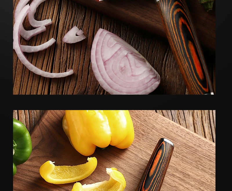 Handmade Forged High-carbon Clad Steel Kitchen Knives Cleaver Filleting Slicing Broad Butcher Knife The Color With Wooden Handle