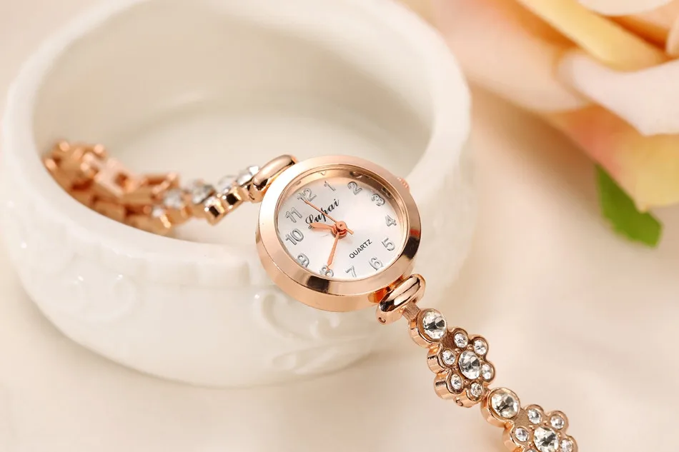 LVPAI женские часы с покрытием из розового золота, женские элегантные кварцевые часы с браслетом, МОДНЫЕ ЖЕНСКИЕ НАРЯДНЫЕ часы, Relogio Feminino