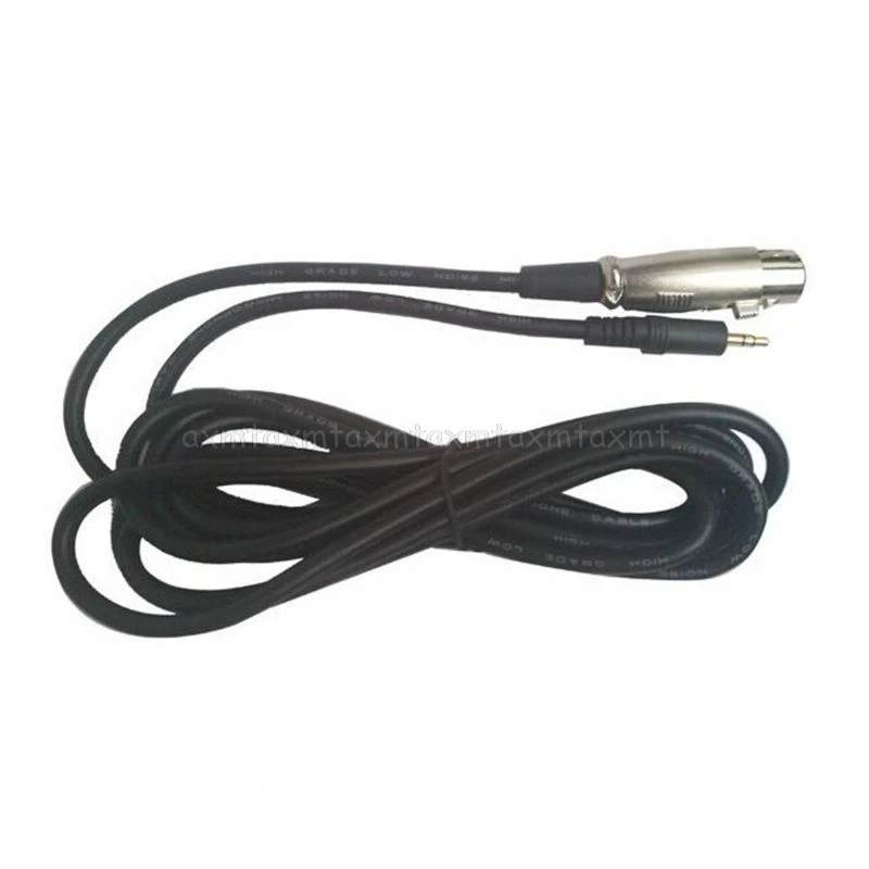 2,5 м XLR мама до 3,5 мм Джек Кабель AUX Соединительный кабель для микрофона Динамик D27 19 Прямая поставка