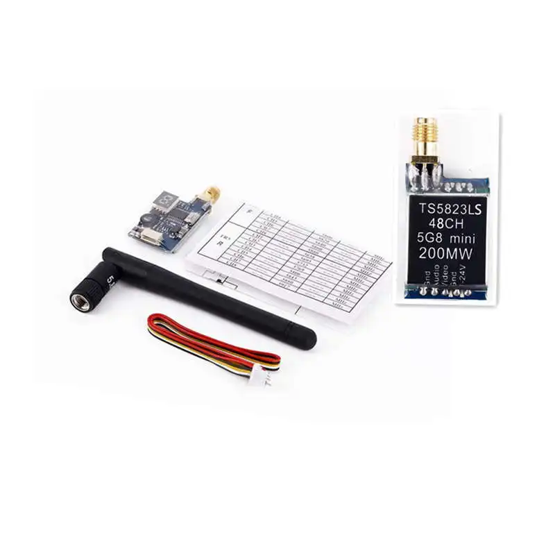 Ts5823L 5,8G Mini 25-200Mw 48Ch Rp-Sma Регулируемый Fpv передатчик