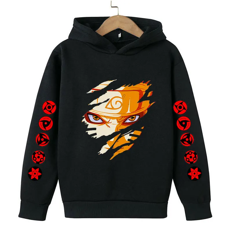 Kinder Cosplay Naruto Kakashi Anime Kapuzen Sweatshirt Langarm Hoodie Pullover 