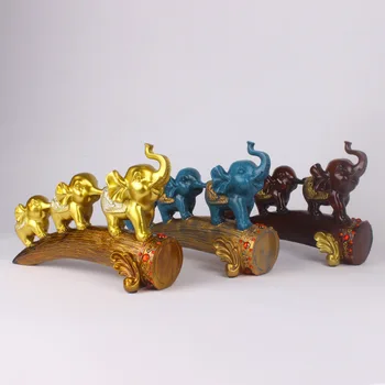 

Elephant resin statue decoration cute animal decoration home decoration living room window decoration crafts figurines gifts
