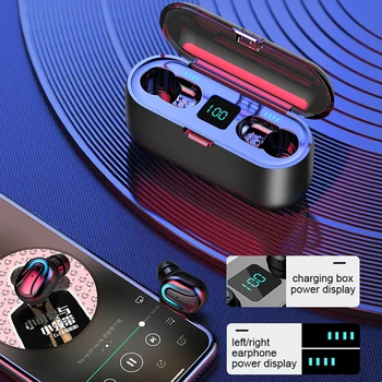 

TWS Wireless Bluetooth Earphone 8D HiFi Stereo Headset Gaming Headphone With Microphone LED Power Display Wireless Mini Earbuds