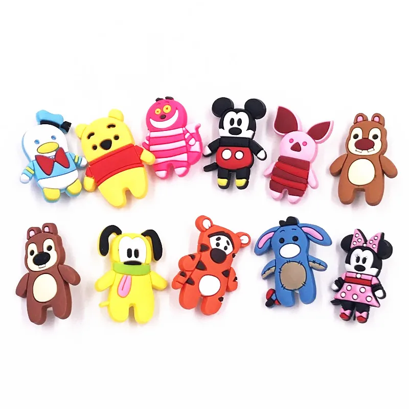 

1PCS Cartoon Lovely Animal Icon Badge Animal Mickey Tiger Bear Brooch Fashion Pin For Decoration On Backpack Clothes Cap