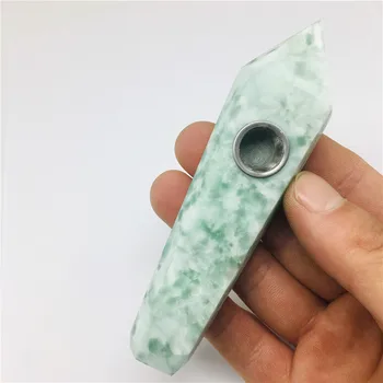 

Natural crystal quartz snow stone smoking pipe