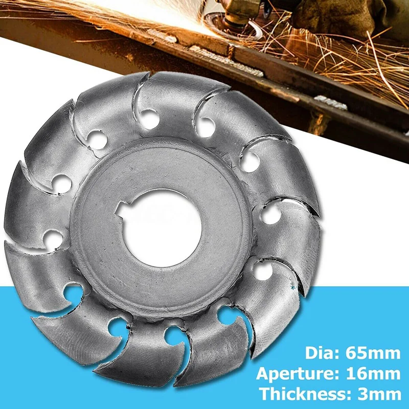 Electric Angle Grinder Shaping Blades Wood Carving Disc Cutting Woodworking Tools TN88