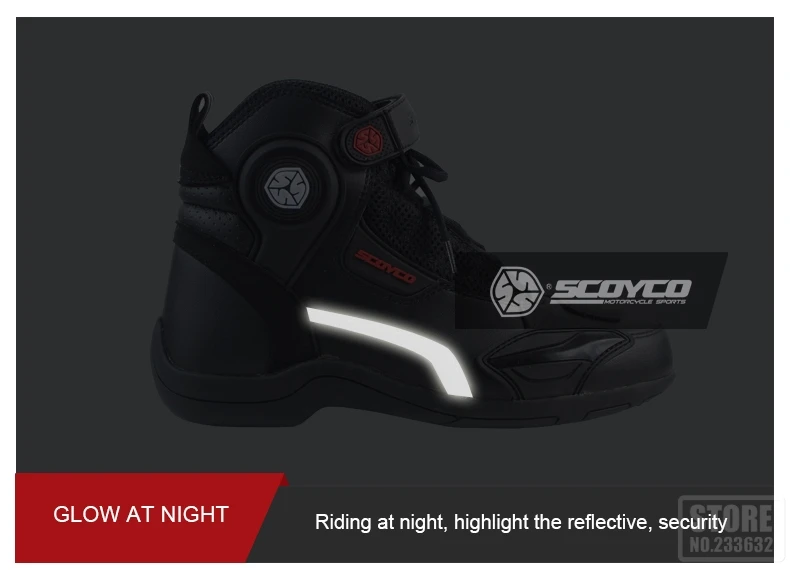 SCOYCO/мужские мотоциклетные ботинки; обувь в байкерском стиле; Moto Protion Botas; ботинки для мотокросса; байкерские гоночные ботинки для верховой езды