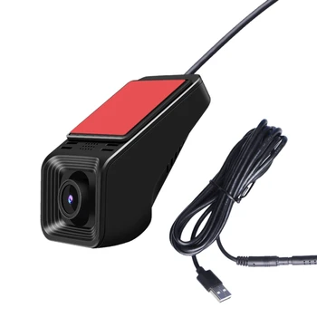 

Car Full HD 1080P Hidden-Driving Recorder Android 8.1 170° Car Wide-Angle DVR Dash Camera with 16 GB Memory Card