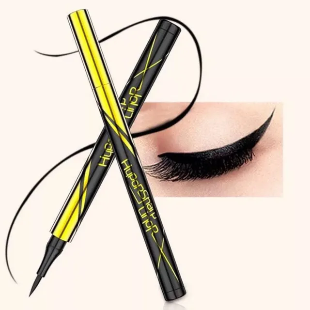 Eye Shadow Liner Combination cosmetics Small Gold Pen Waterproof Is Not Blooming Eyeliner Pen Quick drying