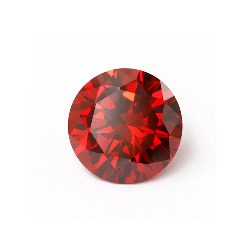 1.0~10.0mm AAAAA Various Color Loose Cubic Zirconia Stone Round Brilliant Cut CZ Stone Synthetic Gems For Jewelry Free Shipping