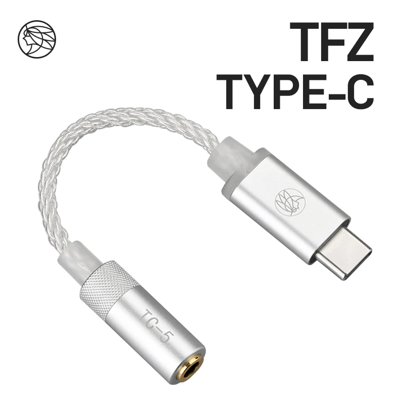 TFZ usb type C штекер 3,5 мм аудио кабель для наушников, интеллектуальный чип декодирующий конвертер - Цвет: TC-5