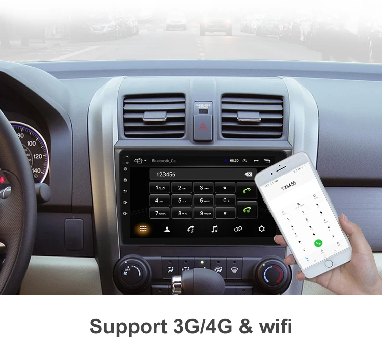 Автомобильный мультимедийный плеер для Honda CRV CR-V 2Din автомобильный Android радио 2006-2011 Авторадио Стерео gps навигация магнитофон DVD Wifi