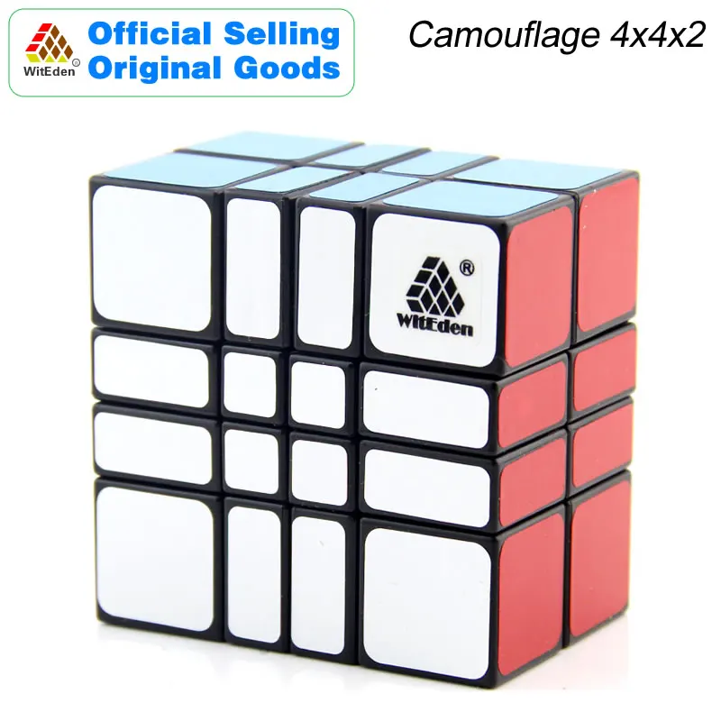 WitEden Камуфляж 4x4x2 волшебный куб 442 Cubo Magico Профессиональный скоростной нео куб головоломка Kostka антистрессовые игрушки для мальчика