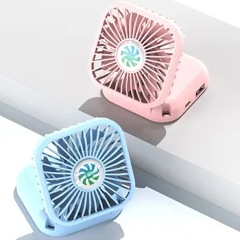 

Mini USB Charging Noiseless Desktop Electric Fan Gift Decoration Cool Air Hand Held Travel Cooler Cooling 3000mah