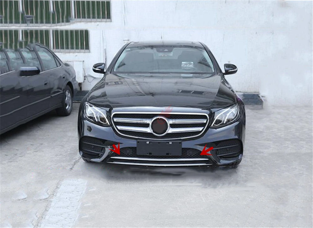 Для Mercedes BENZ E Class W213 E200L E300L спортивные передняя решетка бампера нижняя
