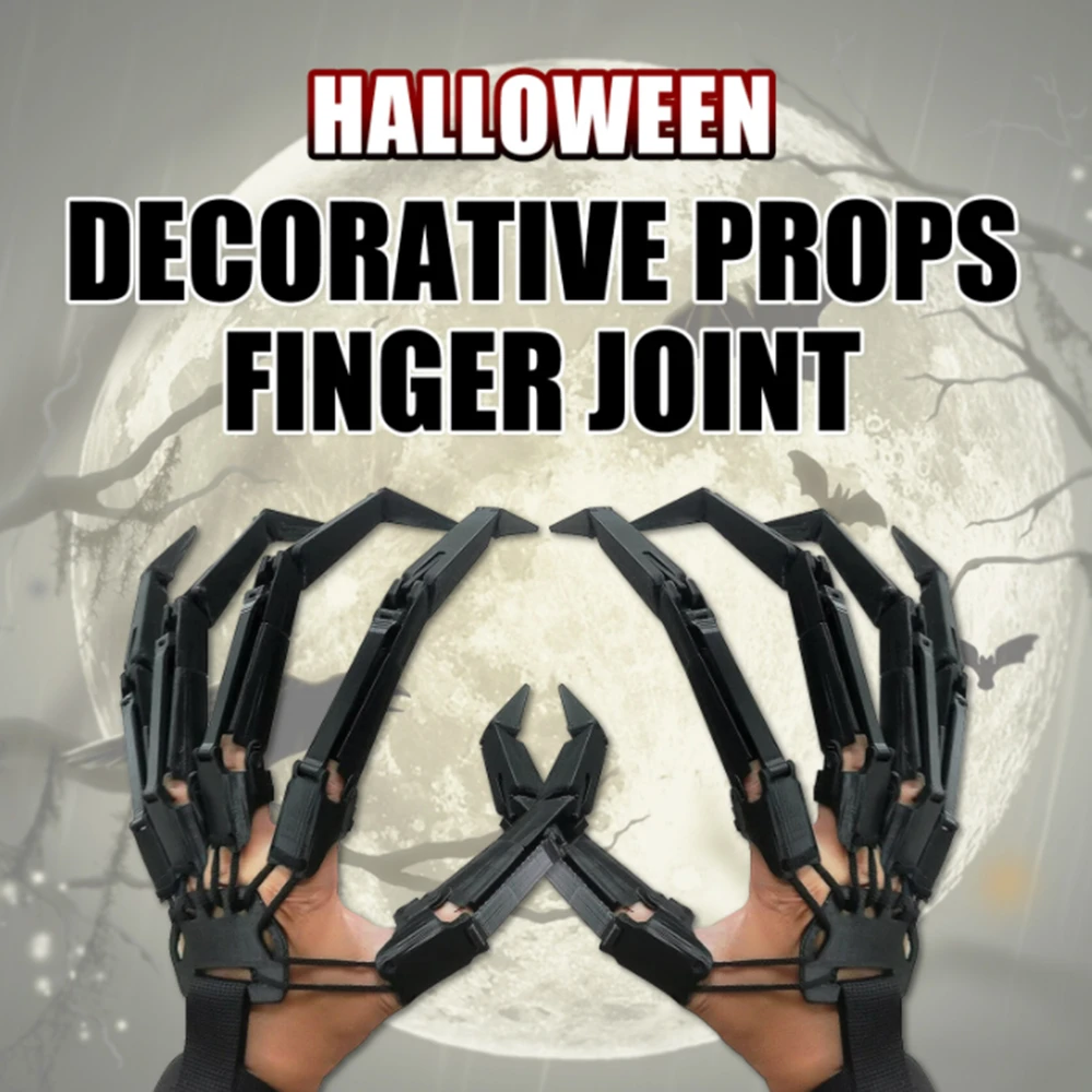 Halloween Articulated Fingers Extensions Halloween Finger Decoration