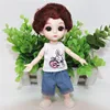 New 16 Cm Dolls Movable Joint 1/12 Mini Doll 3D Big Eyes BJD Baby Fashion Clothes Can Be Dress Up Boy and Girl Toy Gift ► Photo 3/6